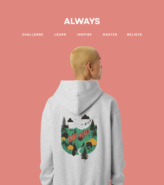 Zipline Illustration Hoodie