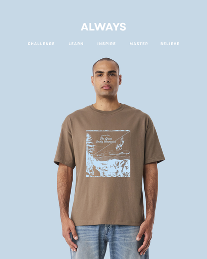 Zipline Postcard T-Shirt